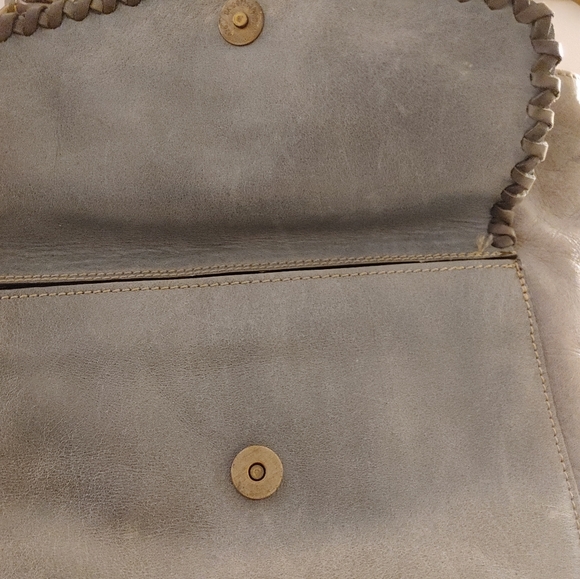 Pecari Sage Leather Braided Boho Purse! ⚜️ - Picture 6 of 16